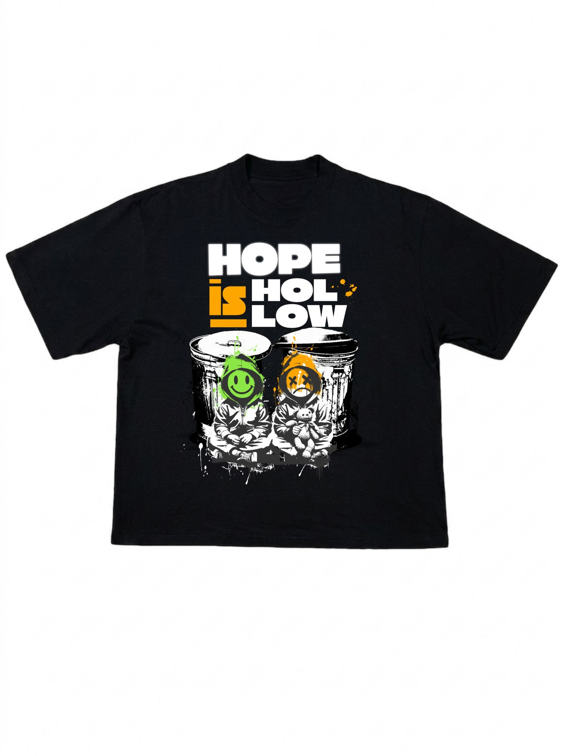 'Hollow' Cropped T-shirt