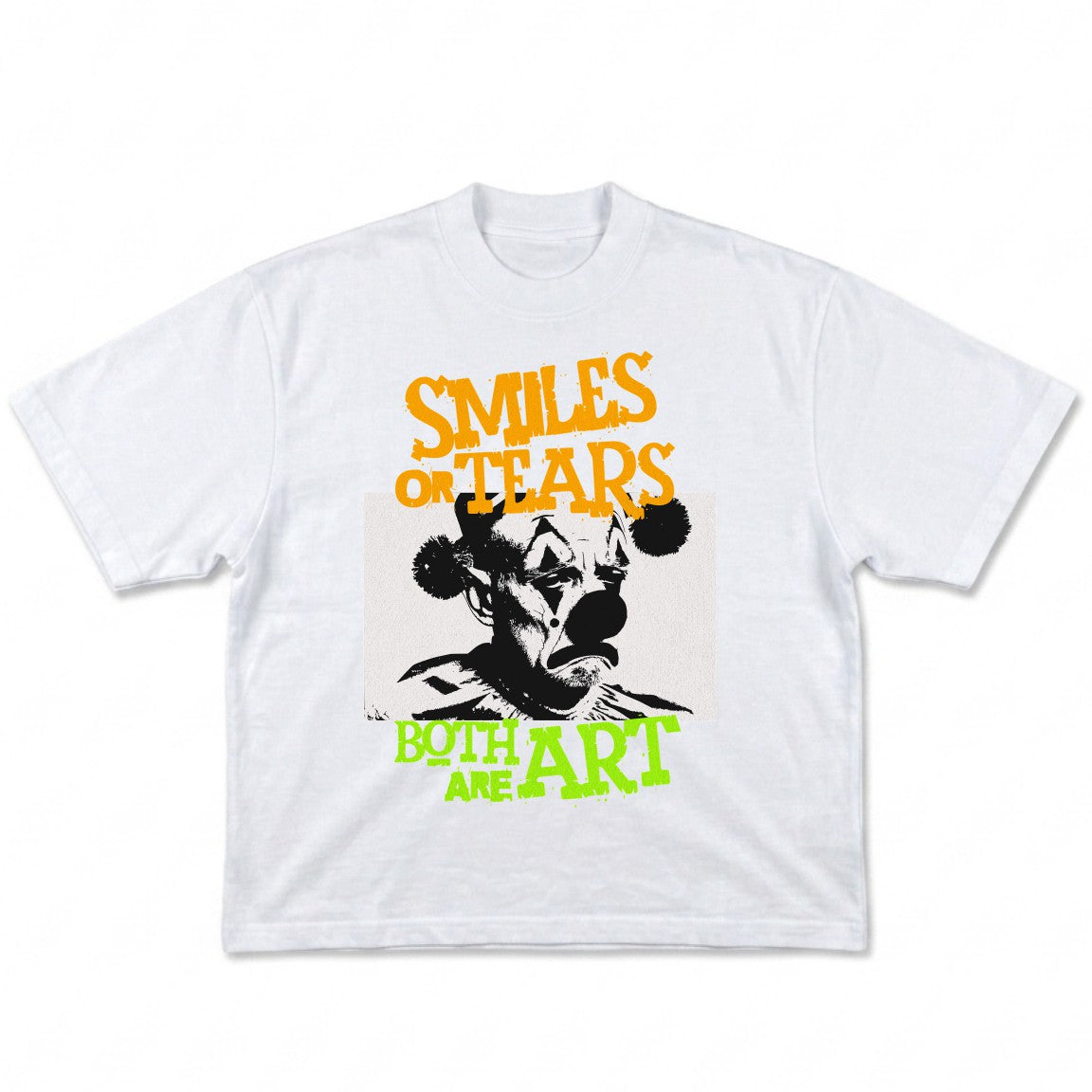 'Smiles or Tears' Cropped T-shirt