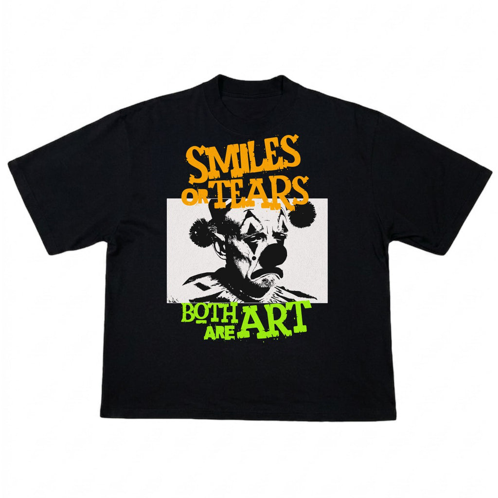 'Smiles or Tears' Cropped T-shirt